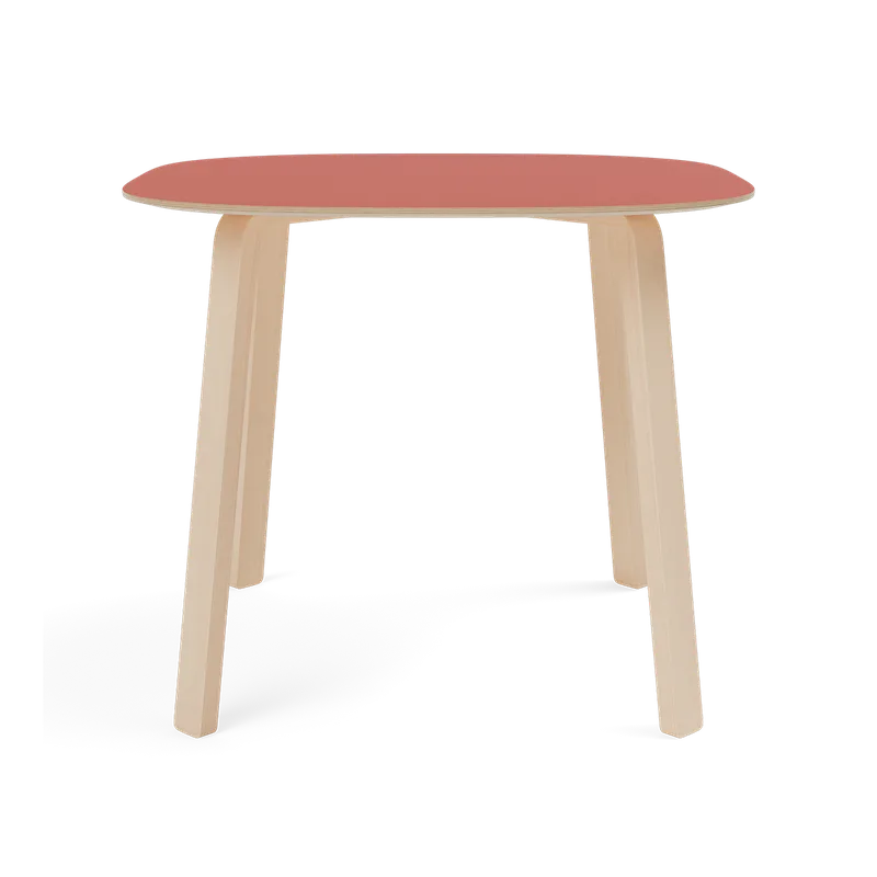 Turn Table by TAKT in Beech Matt lacquer, F2005 Japan red – product photo 2 of 2