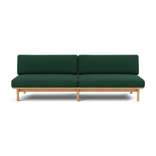Spoke Sofa by TAKT in Oak Golden oil, Autumn 0971 Dark green, None – product photo 2 of 2