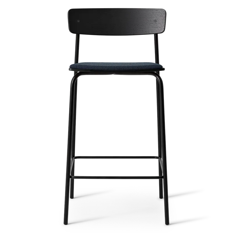 Cross Bar Chair Tube by TAKT in 65 cm, Oak black, Remix 873 Dark Petrol – product photo 2 of 2