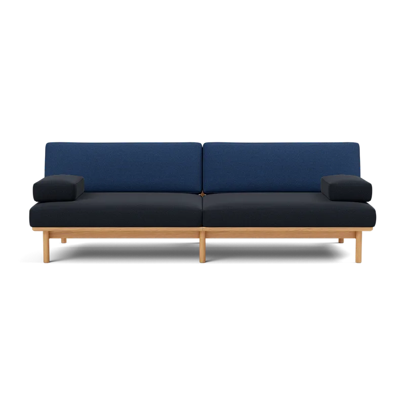 Spoke Sofa by TAKT in Oak Golden oil, Autumn 0791 Dark blue, 0771 Cobalt blue, X2 – product photo 2 of 2