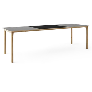 Arc Dining Table by TAKT in Natural oak and Natural oak, 0752 Light grey nano laminate, Ext-92 0720 Black nano laminate – product photo 2 of 2