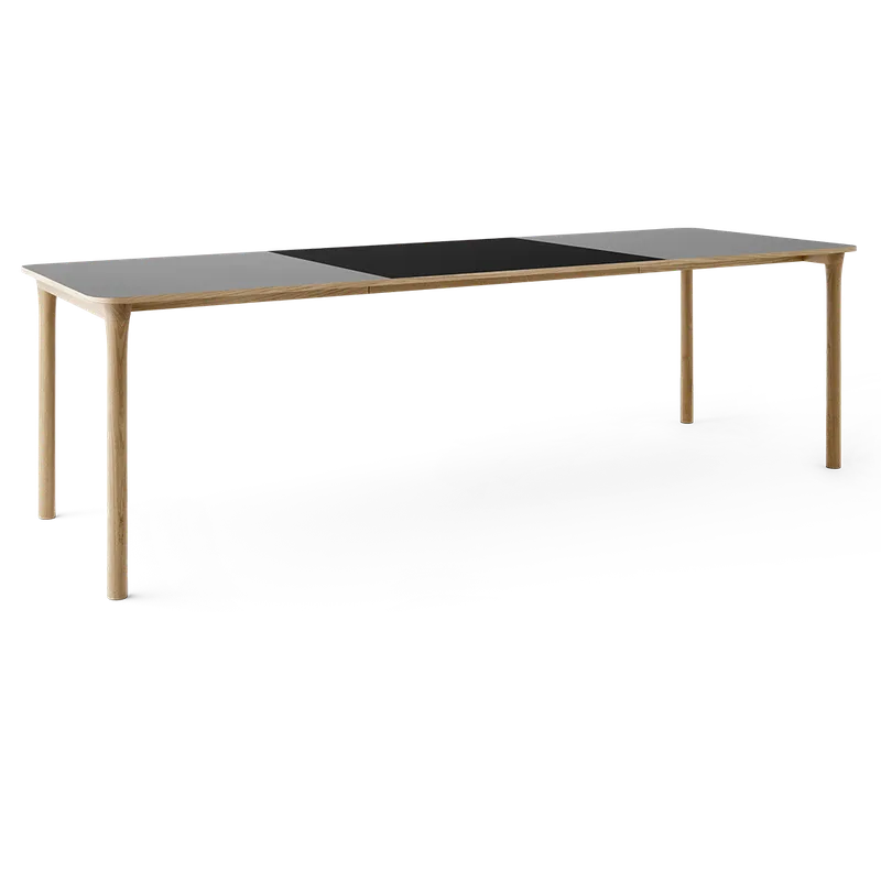 Arc Dining Table by TAKT in Natural oak and Natural oak, 0752 Light grey nano laminate, Ext-92 0720 Black nano laminate – product photo 2 of 2