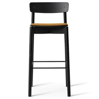 Cross Bar Chair by TAKT in 75 cm, Oak black, Remix 422 Golden ochre – product photo 2 of 2