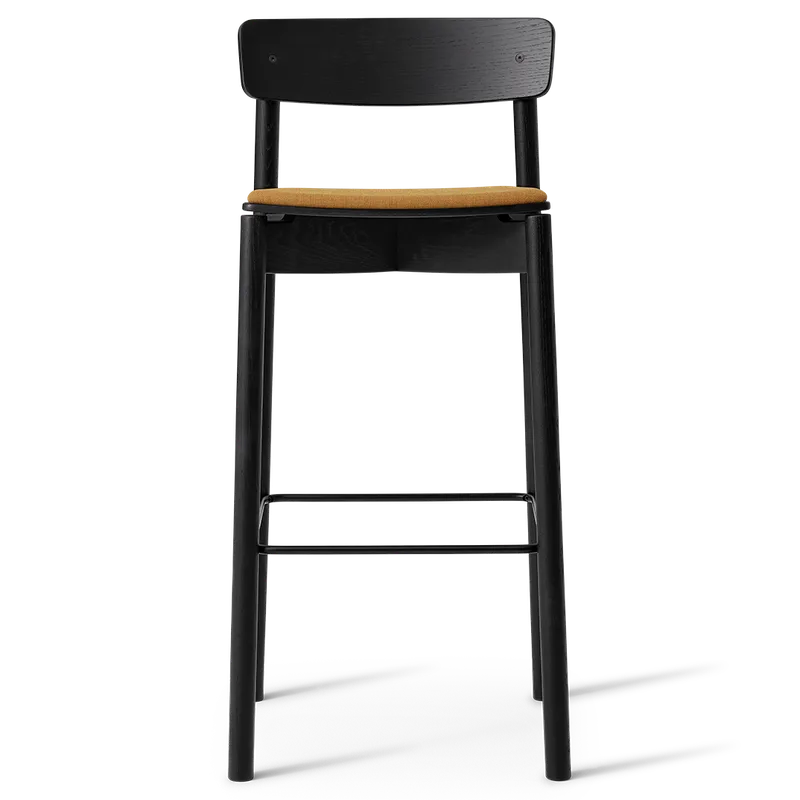 Cross Bar Chair by TAKT in 75 cm, Oak black, Remix 422 Golden ochre – product photo 2 of 2
