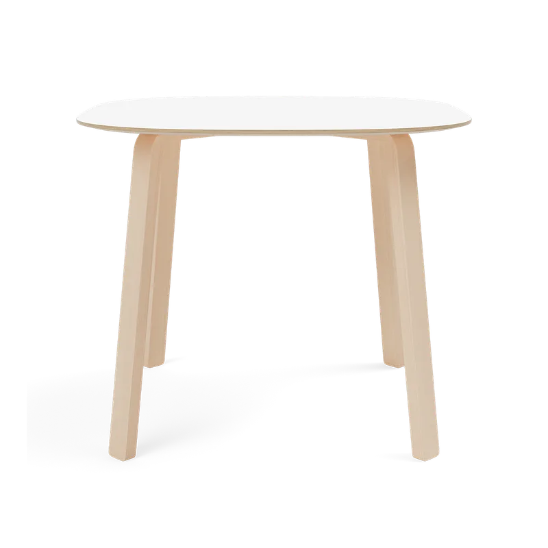 Turn Table van TAKT in Beech Matt lacquer, F3091 White – productfoto 2 van 2