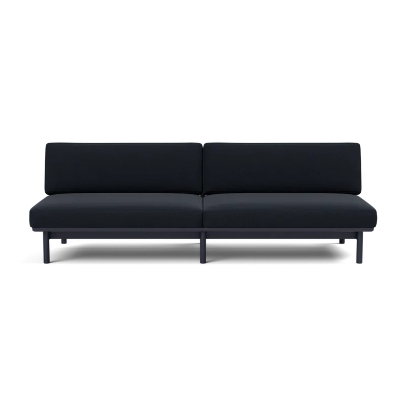 Spoke Sofa van TAKT in Oak Black blue lacquer, Autumn 0791 Dark blue, Geen – productfoto 2 van 2