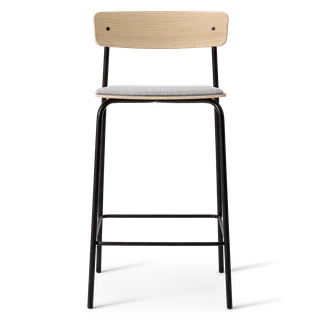 Cross Bar Chair Tube de TAKT en 65 cm, Oak Matt lacquer, Remix 123 Sand grey – photo du produit 2 sur 2