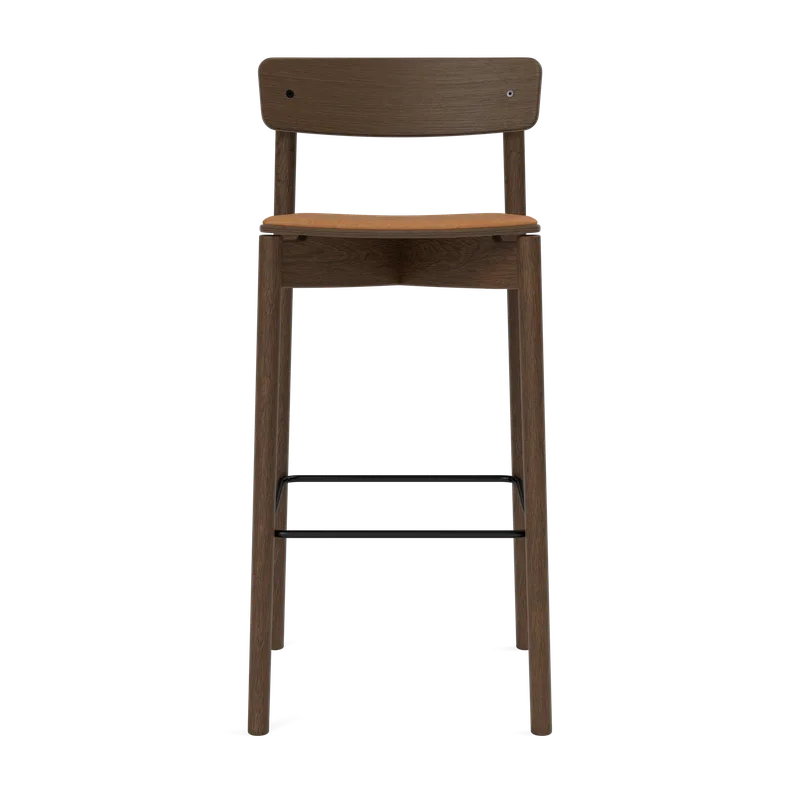 Cross Bar Chair by TAKT in 75 cm, Smoked oak, LEAP® cognac – product photo 2 of 2