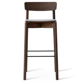 Cross Bar Chair by TAKT in 75 cm, Smoked oak, Remix 123 Sand grey – product photo 2 of 2