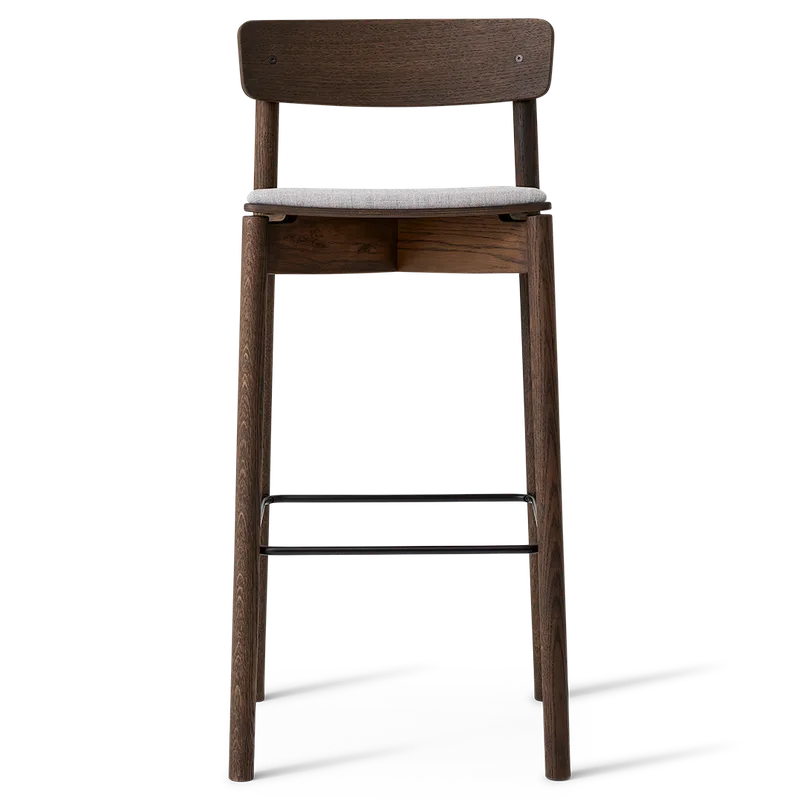 Cross Bar Chair by TAKT in 75 cm, Smoked oak, Remix 123 Sand grey – product photo 2 of 2