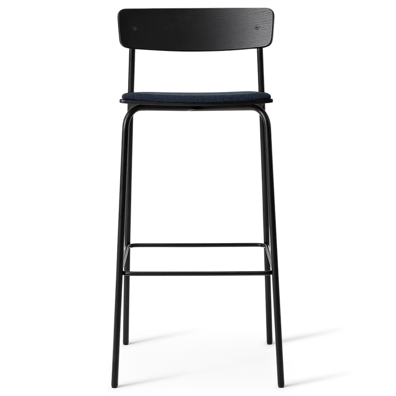 Cross Bar Chair Tube van TAKT in 75 cm, Oak black, Remix 873 Dark Petrol – productfoto 2 van 2