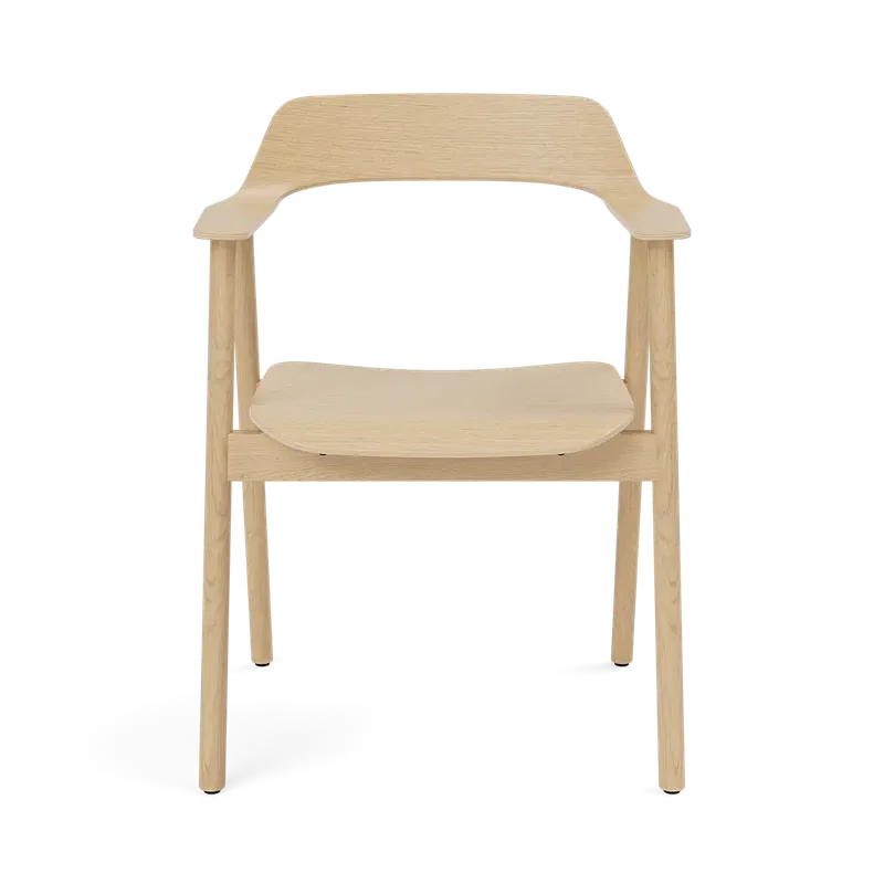 Bow Chair by TAKT in Oak Matt lacquer, None – product photo 1 of 2