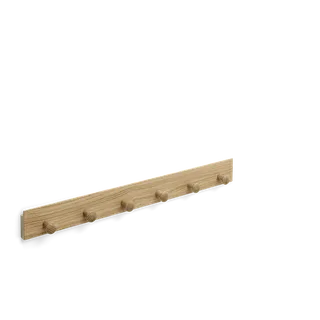 Curve Coat Rack by TAKT in 60 cm, Oak Matt lacquer, None – product photo 2 of 2