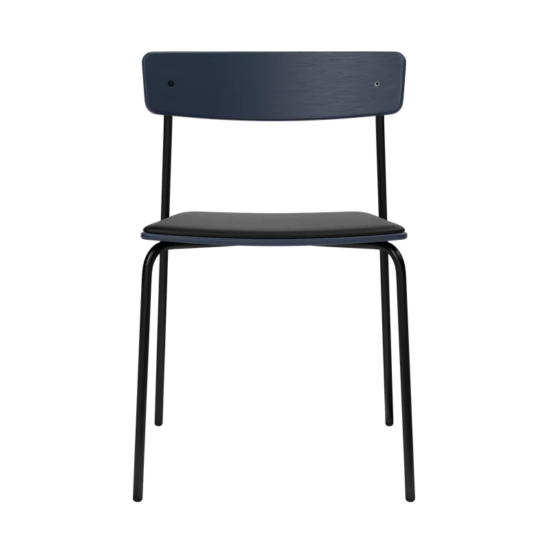 Cross Chair Tube von TAKT in Black tube, Oak Iron blue, LEAP® black – Produktfoto 2 von 2