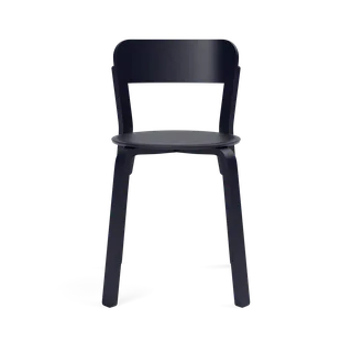 Turn Chair van TAKT in Beech Black blue lacquer, Geen – productfoto 2 van 2