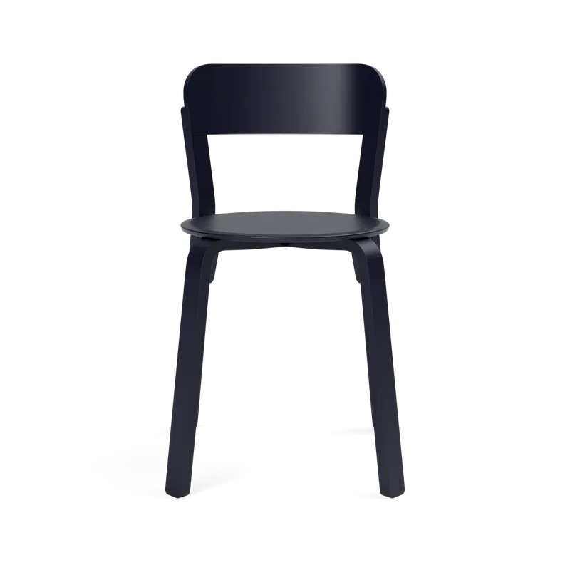 Turn Chair van TAKT in Beech Black blue lacquer, Geen – productfoto 2 van 2
