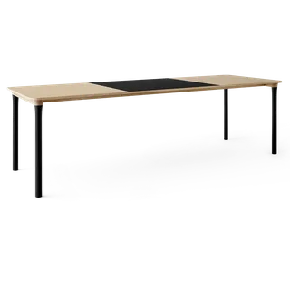 Arc Dining Table by TAKT in Natural oak and black beech, Oak veneer, Ext-92 0720 Black nano laminate – product photo 2 of 2
