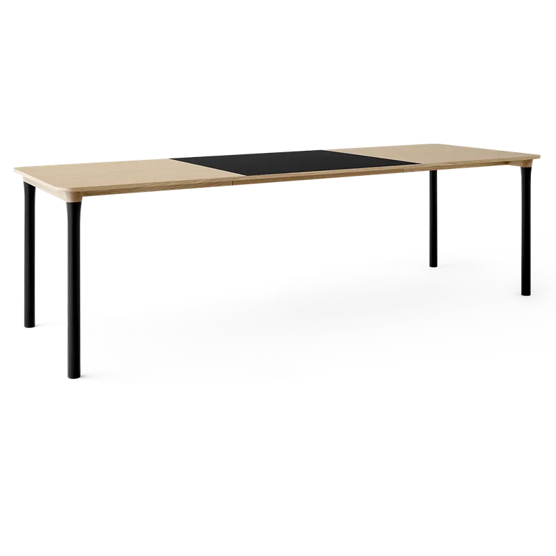 Arc Dining Table by TAKT in Natural oak and black beech, Oak veneer, Ext-92 0720 Black nano laminate – product photo 2 of 2