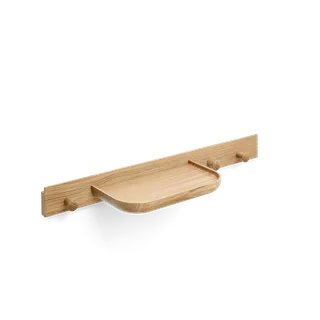 Curve Coat Rack van TAKT in 60 cm, Oak Matt lacquer, Oak Matt lacquer – productfoto 2 van 2