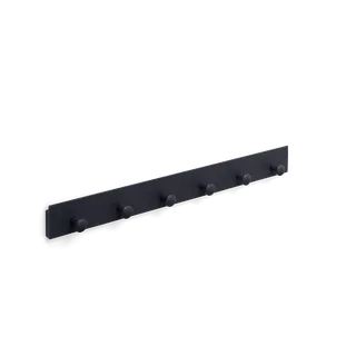 Curve Coat Rack by TAKT in 60 cm, Oak Black blue lacquer, None – product photo 2 of 2