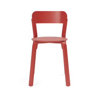 Turn Chair van TAKT in Beech Japan red lacquer, Geen – productfoto 2 van 2
