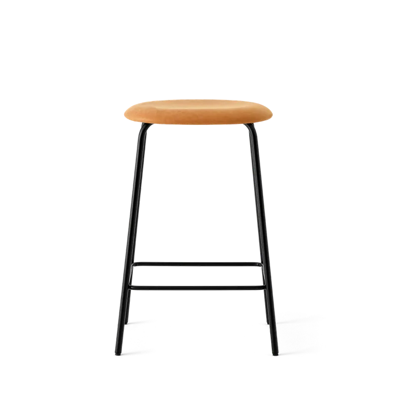 Studio Bar Stool by TAKT in 65 cm, Dunes cognac leather – product photo 2 of 2