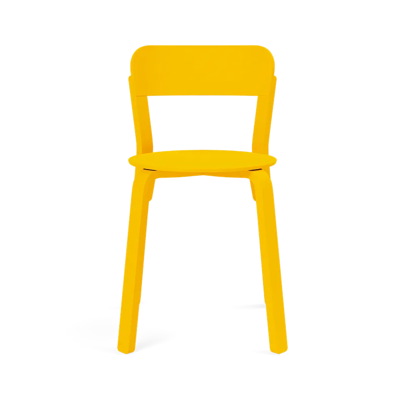 Turn Chair van TAKT in Beech Sun yellow lacquer, Geen – productfoto 2 van 2