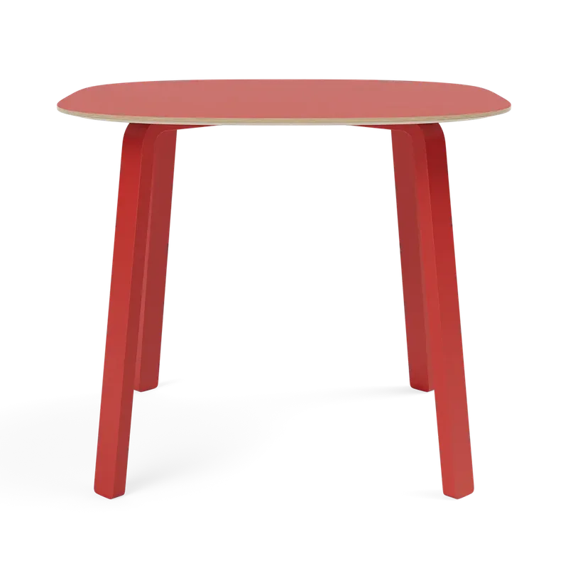 Turn Table van TAKT in Beech Matt lacquer, F3091 White – productfoto 1 van 2