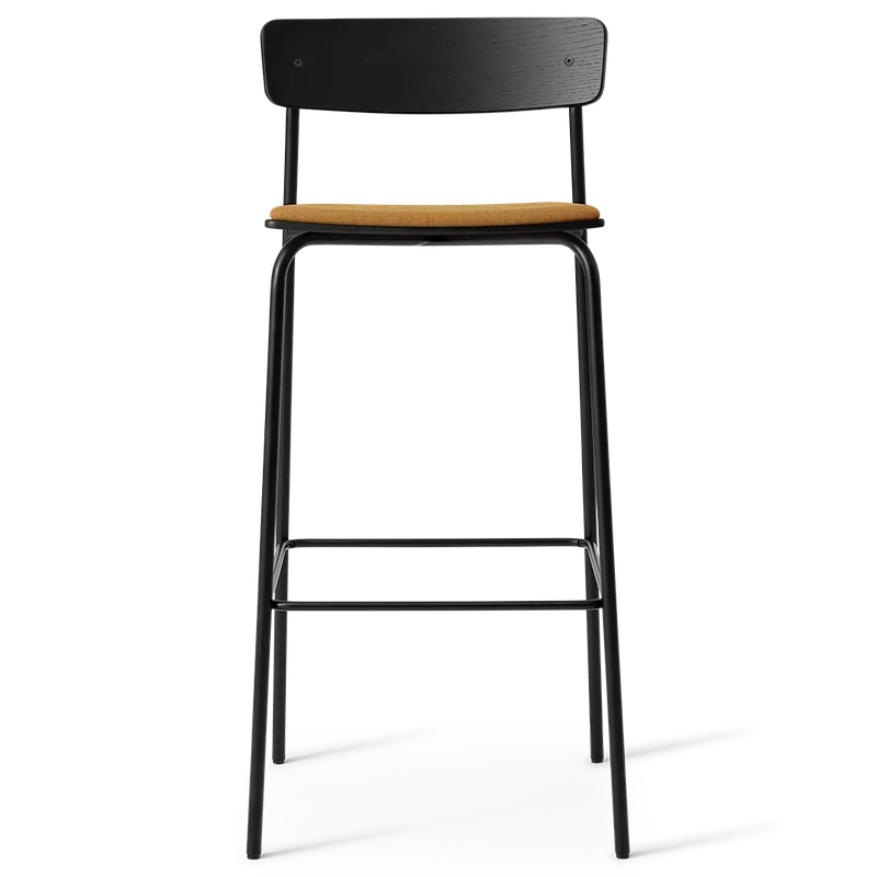 Cross Bar Chair Tube de TAKT en 75 cm, Oak black, Remix 422 Golden ochre – photo du produit 2 sur 2