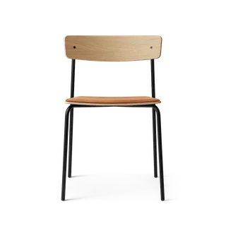Cross Chair Tube von TAKT in Black tube, Oak Matt lacquer, Spoor Zea Cognac Leather – Produktfoto 2 von 2
