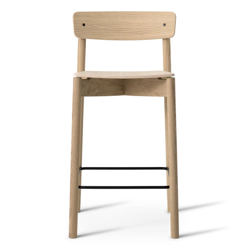 Cross Bar Chair by TAKT in 65 cm, Oak Matt lacquer, None – product photo 2 of 2
