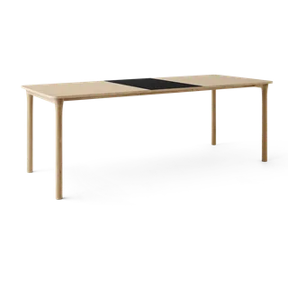 Arc Dining Table by TAKT in Natural oak and Natural oak, Oak veneer, Ext-50 0720 Black nano laminate – product photo 2 of 2