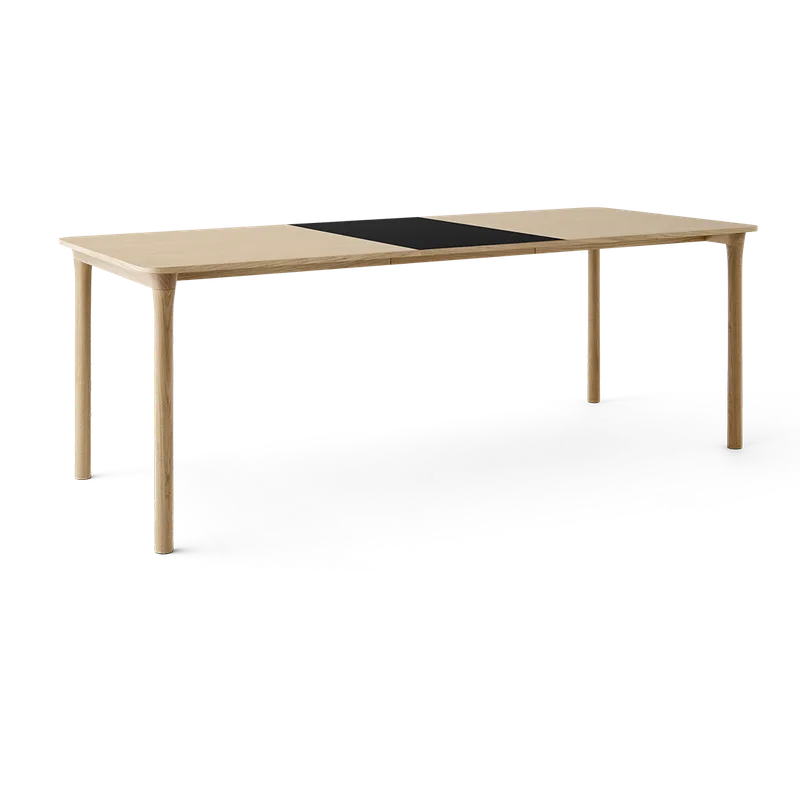 Arc Dining Table by TAKT in Natural oak and Natural oak, Oak veneer, Ext-50 0720 Black nano laminate – product photo 2 of 2