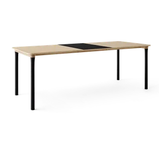 Arc Dining Table by TAKT in Natural oak and black beech, Oak veneer, Ext-50 0720 Black nano laminate – product photo 2 of 2