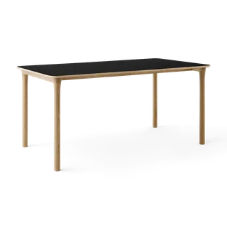 Arc Dining Table by TAKT in Natural oak and Natural oak, 0720 Black nano laminate, None – product photo 2 of 2