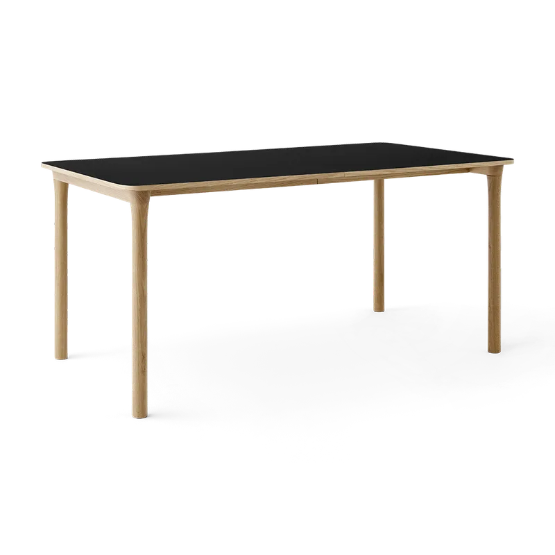 Arc Dining Table by TAKT in Natural oak and Natural oak, 0720 Black nano laminate, None – product photo 2 of 2