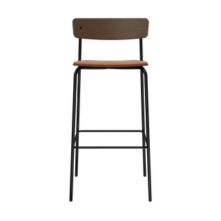 Cross Bar Chair Tube by TAKT in 75 cm, Smoked oak, LEAP® cognac – product photo 2 of 2