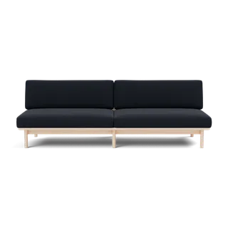 Spoke Sofa von TAKT in Beech White oil, Autumn 0791 Dark blue, Ohne – Produktfoto 2 von 2