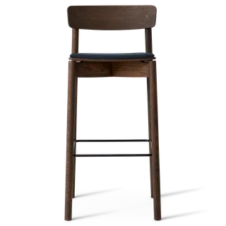 Cross Bar Chair by TAKT in 75 cm, Smoked oak, Remix 873 Dark Petrol – product photo 2 of 2
