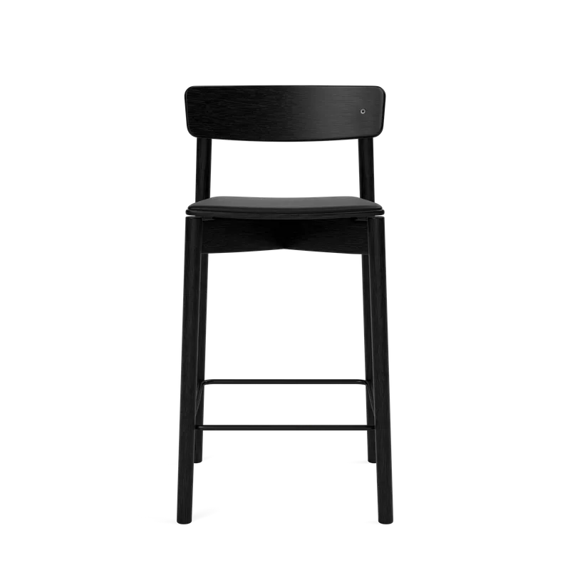 Cross Bar Chair by TAKT in 65 cm, Oak black, LEAP® black – product photo 2 of 2