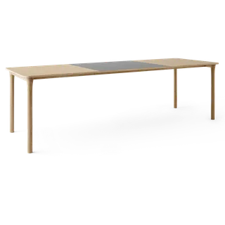 Arc Dining Table by TAKT in Natural oak and Natural oak, Oak veneer, Ext-92 0752 Light grey nano laminate – product photo 2 of 2