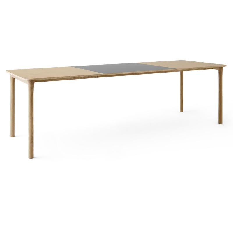 Arc Dining Table by TAKT in Natural oak and Natural oak, Oak veneer, Ext-92 0752 Light grey nano laminate – product photo 2 of 2
