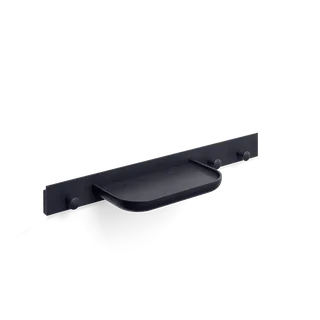 Curve Coat Rack by TAKT in 60 cm, Oak Black blue lacquer, Oak Black blue lacquer – product photo 2 of 2