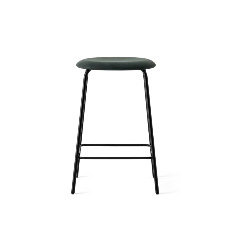 Studio Bar Stool by TAKT in 65 cm, Dunes black leather – product photo 2 of 2