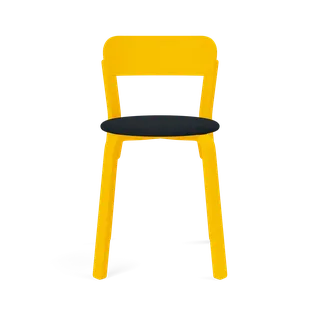 Turn Chair van TAKT in Beech Sun yellow lacquer, Remix 196 Black blue – productfoto 2 van 2
