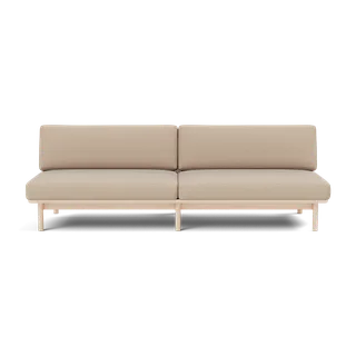 Spoke Sofa by TAKT in Beech White oil, Autumn 0331 Warm grey, None – product photo 2 of 2