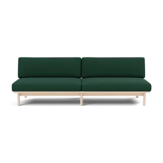 Spoke Sofa by TAKT in Beech White oil, Autumn 0971 Dark green, None – product photo 2 of 2