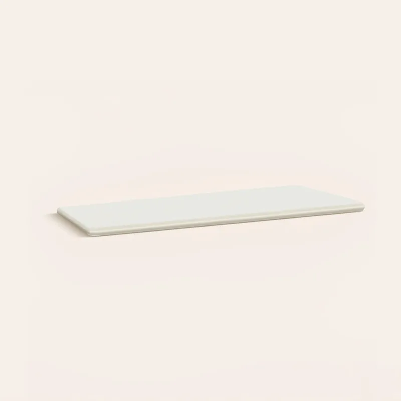 Toppskiva och väggfäste bred - Off-white von TÔNN furniture – Produktfoto