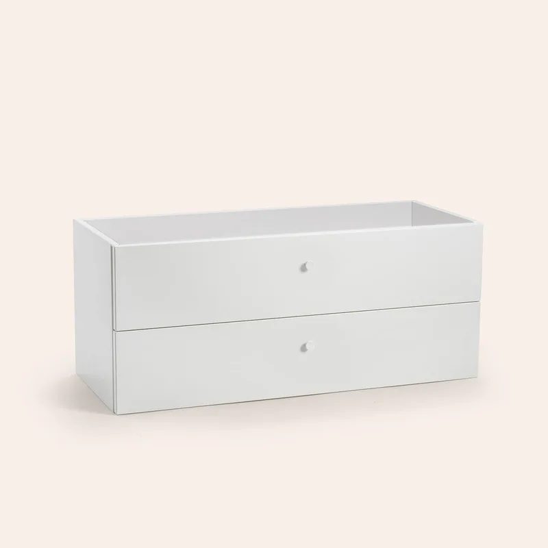 Lådhurts dubbel - Vit by TÔNN furniture – product photo