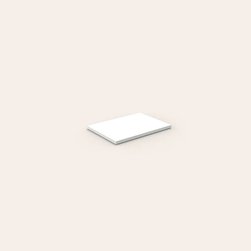 Hyllplan - Vit 45 cm van TÔNN furniture – productfoto